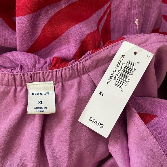 NWT Old Navy One Shoulder Waist Defined Midi Floral  Dress - Picture 8 of 15